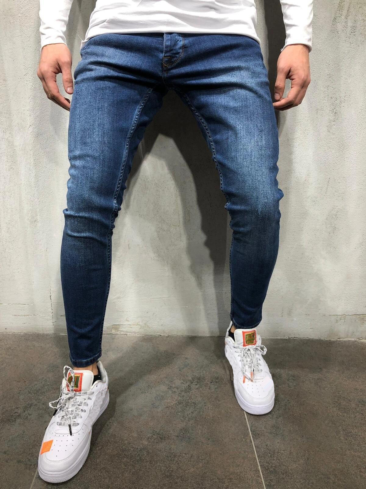 High Quality Men's Stretch Skinny Jeans 17 02