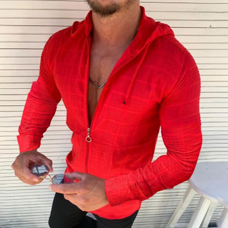 Long Sleeve Shirt Hooded Cardigan 29 02
