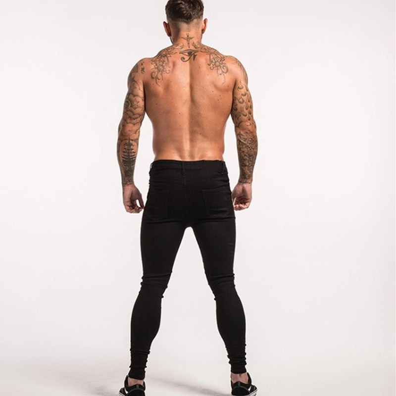 Men's slim fit vintage casual jeans 16