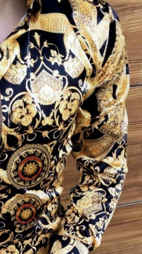 Printed casual lapel shirt top 27